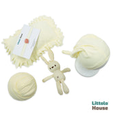 Baby Stretch Fabric Set of 5 SR084 | NB | Off White